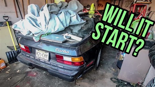 Will it start? Barn find Porsche 944 Turbo revival