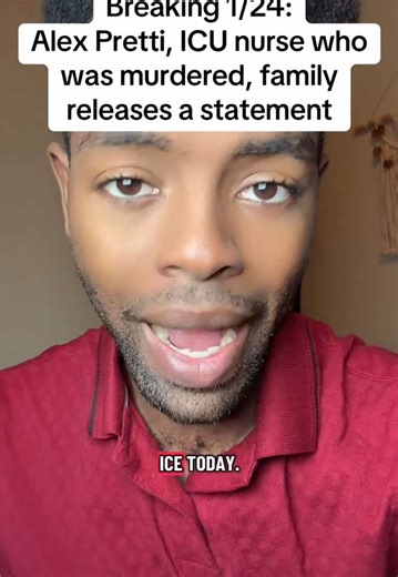 Breaking News 1/24: Alex Pretti family, the 37 year old ICU nurse who was killed by ice agents while protecting a protester, has released a statement that needs help amplifying #breakingnews #minnesota #minneapolis #fyp #alexpretti
