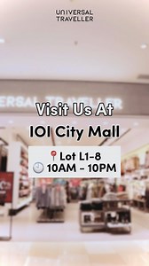 186K views · 875 reactions | Get ready to embark on your next adventure with our top-notch travel essentials. From durable luggage to cozy winter wear and stylish accessories, we've got you covered. Visit us today at:  Universal Traveller IOI City Mall, Putrajaya #UniversalTraveller #UTmoments #KeepUwarm | Universal Traveller Malaysia | Facebook