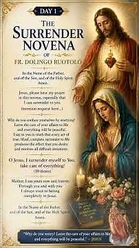 The Surrender Novena by Fr. Dolindo Ruotolo – Day 1 🙏❤️ | Jesus, I Surrender Myself to You