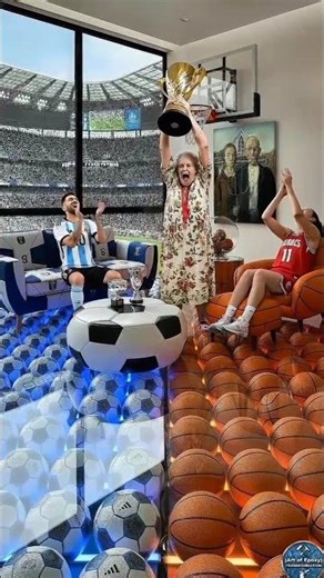 THIS DOUBLE FLOOR IS UNREAL 😳 Football vs Basketball Epoxy Floor ⚽🏀 #diy #epoxy #epoxyfloor