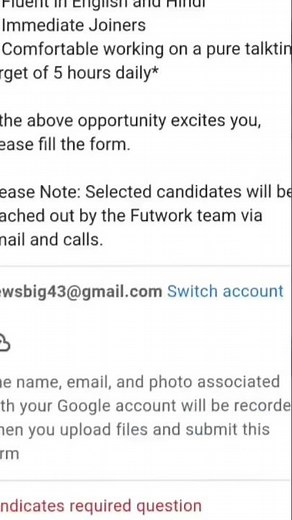 Futwork call interview kese pass kore #futwork #shars