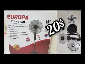 How to assemble any pedestal fan || easy way|| pedestal fan unboxing