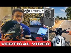 DJI Action 2 Vertical Video Shoot Solution Using External Mount #djiaction2