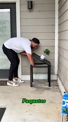 Building a Hidden Package Drop Box 📦🔒 #DIY #HomeImprovement #USA #Woodworking #Build