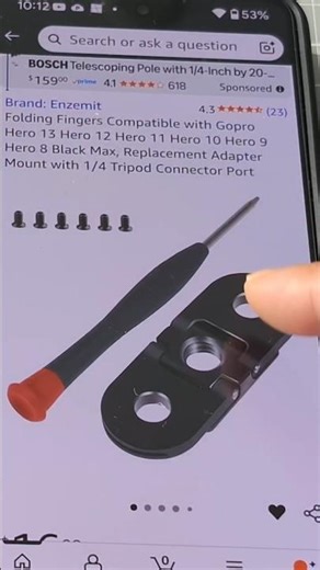 Tripod Connector Mount for Old Gopro