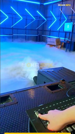 Turn your floor into clouds — Meet the H-D4000 Dry Ice Fog Machine