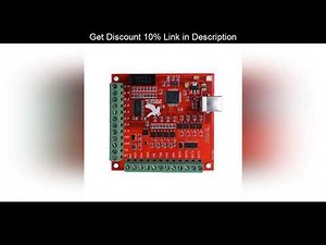 Review MACH3 4 Axis 100KHz USB CNC Smooth Stepper Motion Controller card breakout board for CNC Eng