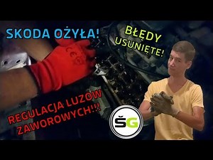 #7 Regulacja luzów zaworowych i komputer diagnostyczny 1.3 MPI | Skoda Gadać