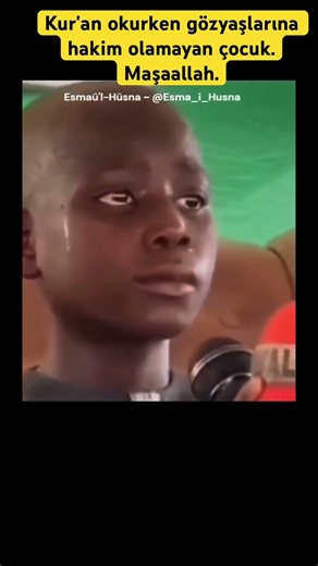 A child who couldn't hold back his tears while reading the Quran. Mashallah. #prayer #shorts