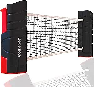 Comesee Retractable Ping Pong Net for Any Table, Table Tennis Nets and Posts Equipment for Replacement