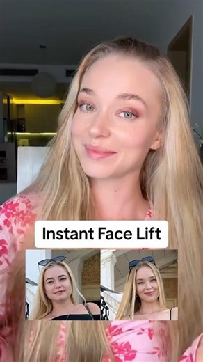 Watch My Face Lift Instantly 😳 #shorts