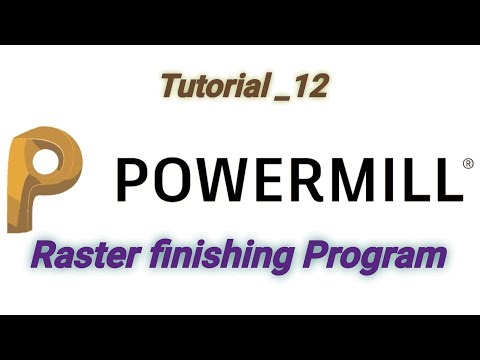 Raster finishing Program _ Powermill