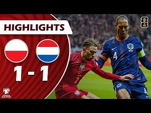 Poland vs. Netherlands 1-1 Highlights | UEFA European Qualifiers 2026