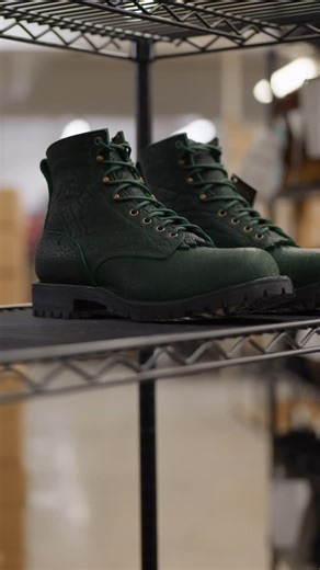 150 reactions · 4 comments | Engineered to survive. A closer look at ‘Jurassic Bison’ leather: a deep jungle green, with veins of lighter life running through valleys. The pebbles hide wrapped in flexibility and strength. Untamed. Unmatched. Only a few remain. Are you a true JP fan? | JK Boots | Facebook