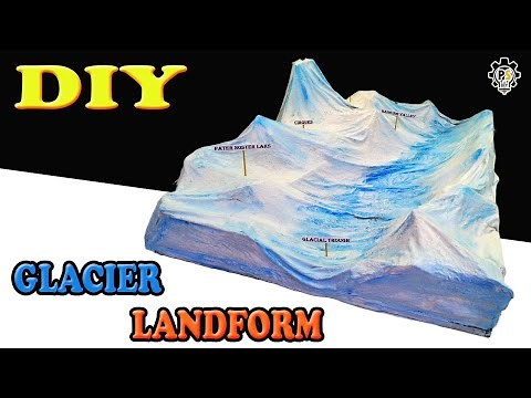 DIY GLACIER LAND FORM || HOW TO MAKE GLACIER LAND FORM || PROJECT SOLUTION DIY