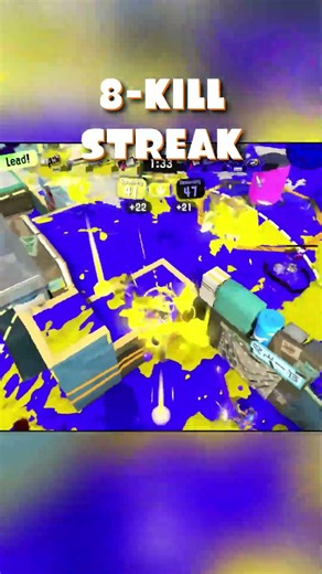 8-Kill Streak with the Best Weapon in Splatoon 3 #splatoon3 #splatoon #shorts