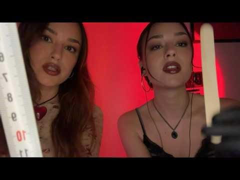 [ASMR] fast & aggressive focus tests (w my twin sister)