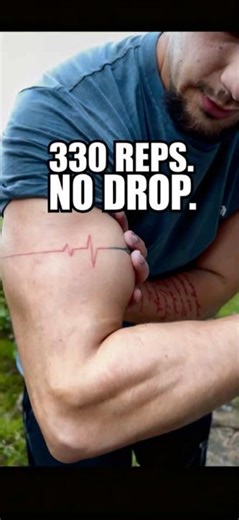 330 BICEP CURLS (20lbs) 12 MINS NO STOP! 🚫🛑 MY ARMS EXPLODED 🤯