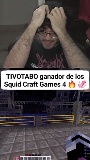 61K views · 1.5K reactions | TIVO ganador de los SQUID CRAFT GAME 4 撚 La última edición de los squid 50.000$ de premio al ganador 掠 . . . #tivotabo #squidcraftgames4 #squidcraftgames #tiwtchrivals #twitch #minecraft #clips | Info Streamers | Facebook
