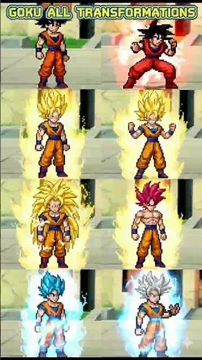 Goku All Transformation in Mugen