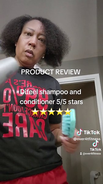 *Product review* Difeel (different feel) shampoo and conditioner left my hair feeling soft and manageable. I had minimal sheading, and the shampoo gave my scalp that tingly clean sensation! smells great, too. I found this on Amazon!🥰 link in comments