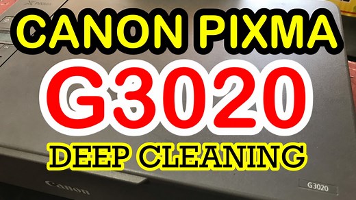 Canon pixma g3020 deep cleaning #PrinterRepair #canong3020 #G3020 #canonprinter #canonpixma #canon #gjrprinterrepair | GJR Printer Repair