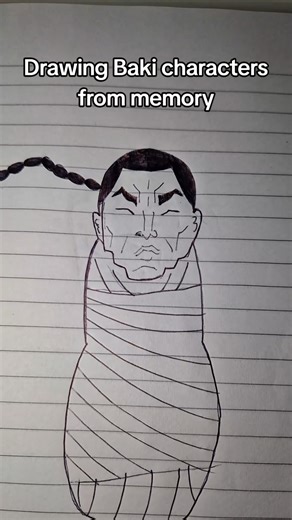 Drawing Baki Characters from Memory 🖌