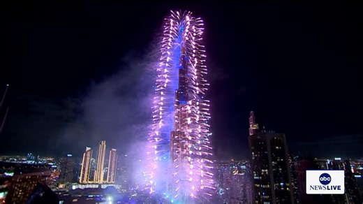 Dubai rings in 2026 with stunning fireworks display