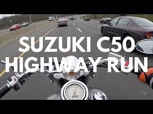 How Does the Suzuki C50 Boulevard Handle on the Highway? | Motovlog #29