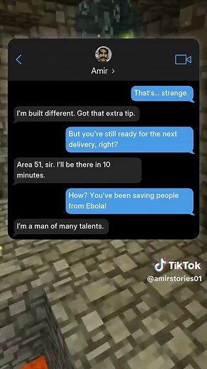 Amir's Wild Ride: Aliens, Love Triangles, and Explosive Deliveries#amir #texting #mysterstory #fyp