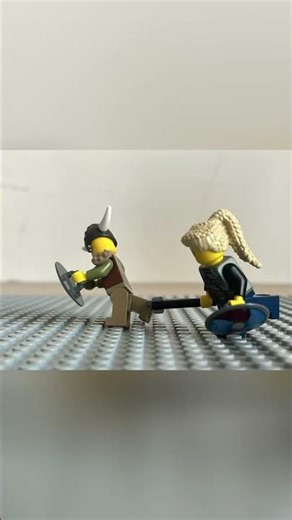 LEGO Viking duel #lego #vikings