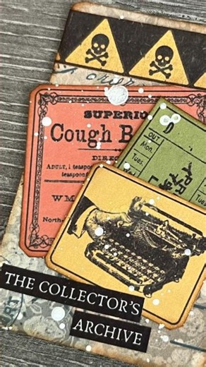 Curio Card inspiration using the Collector’s Grimoire Junk Journal kit!