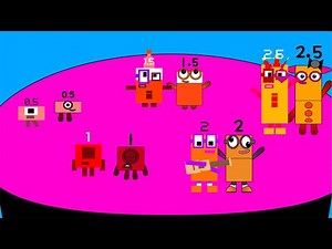 Numberblocks Band double but Halves