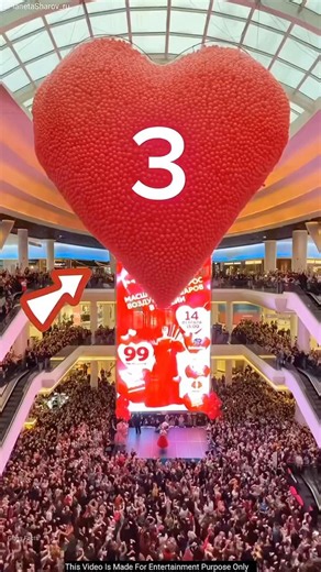 A Heart of Balloons: Amazing Shopping Mall Surprise! 🎈❤️
