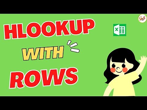 How to Use HLOOKUP with ROWS | How do I HLOOKUP Multiple Values in Excel | ‪@GrowWithSkills‬
