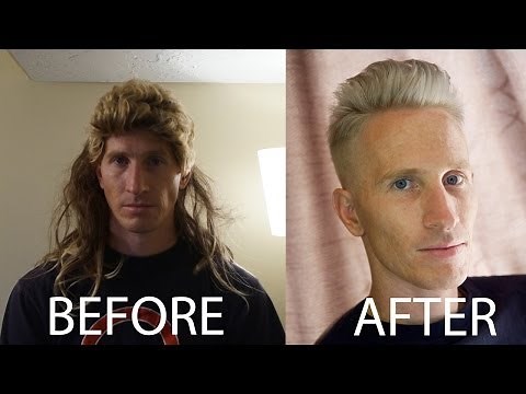 Adam Levine inspired Titanium Silver Hair Tutorial // Celebrity Hairstyles
