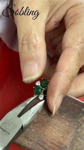 Inside Look: The Micro Setting Process for Diamond and Emerald Studs