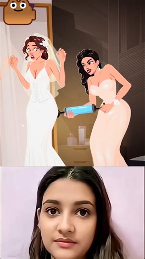 🎈 Bride Turned Into a Balloon 😱💍 #trending #tiktok #animation #motivationalimages #shorts