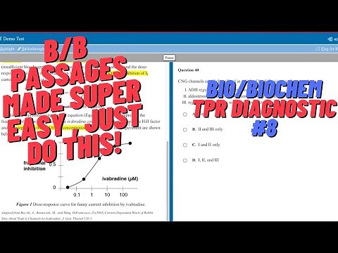 MCAT Bio/Biochem Passage WALKTHROUGH/Breakdown | IMPROVE YOUR SCORE Quick by doing this one thing!