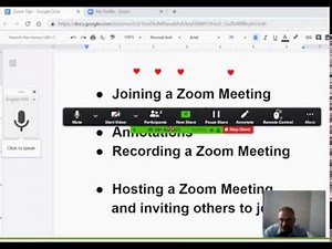 Basic Guide to using Zoom for students