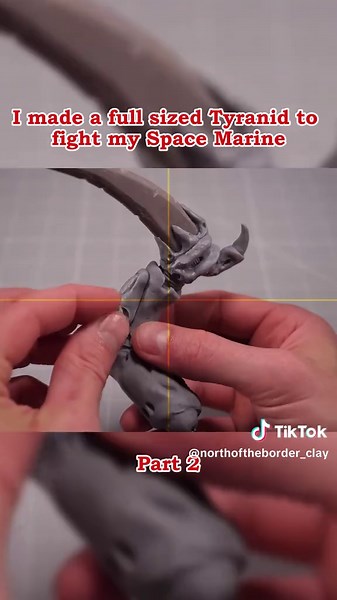 Creating a Realistic Tyranid Sculpture for Warhammer Fan