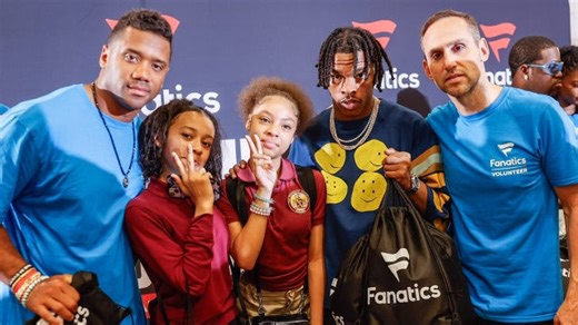 Lil’ Baby, Russell Wilson among celebrities giving Harlem youth experience of a lifetime during Fanatics’ Merch Madness event
