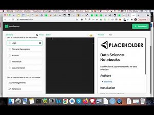 How to build a quick README for Github projects