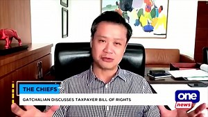 Sen. Gatchalian explains the proposed taxpayer’s bill of rights #TheChiefs | Senator Sherwin Gatchalian explains that one of the Senate’s priority bills is the taxpayer’s bill of rights, which includes the creation of the Office of the National Taxpayer Advocate. | ONE News