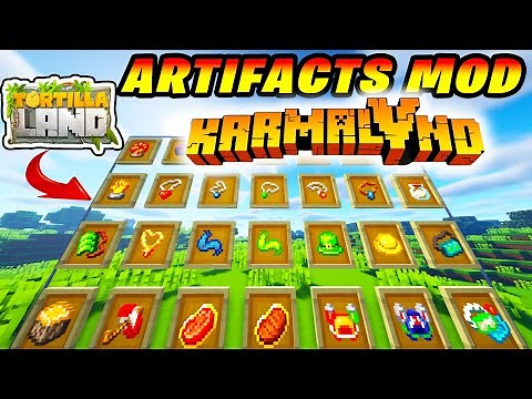 ARTIFACTS MOD Minecraft REVIEW - Nuevos ARTEFACTOS con HABILIDADES UNICAS!! 1.18.1 - 1.17.1 - 1.16.5