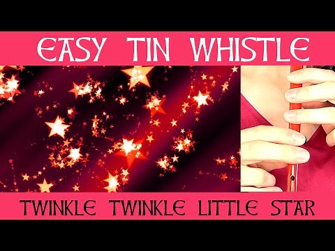 EASY TIN WHISTLE TUNES FOR ABSOLUTE BEGINNERS - PART 1 - Twinkle Twinkle Little Star TUTORIAL