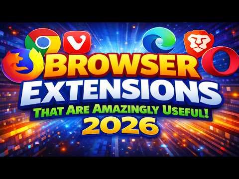 10 Browser Extensions That Are Amazingly Useful! 2026