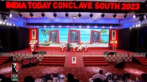 1.1K views · 24 reactions | Hindutva ideology people have never believed in a Republic India: Asaduddin Owaisi Watch the full session here: https://rb.gy/oyqv1 | Rajdeep Sardesai #SouthConclave23.#AsaduddinOwaisi #AIMIM | India Today | Facebook