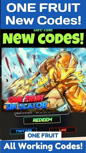 New ONE FRUIT Codes - New Codes For ONE FRUIT SIMULATOR Roblox SUMMER PART 2 🌞